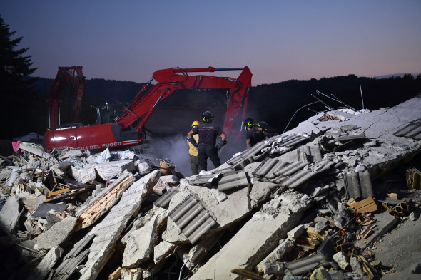 Hundreds Dead In Italian Earthquake As Teams Search For Survivors