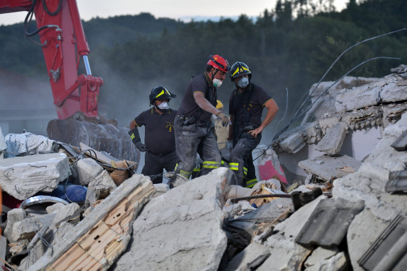 Hundreds Dead In Italian Earthquake As Teams Search For Survivors