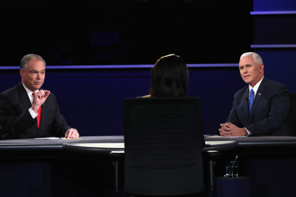 Vice Presidential Debate Between Gov. Mike Pence And Sen. Tim Kaine