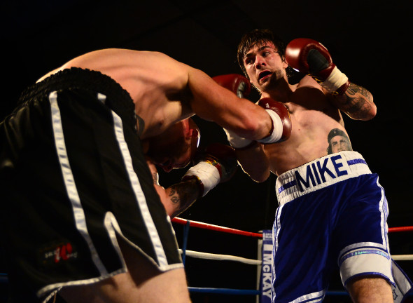 Boxing at Bellahouston Sports Centre in Glasgow
