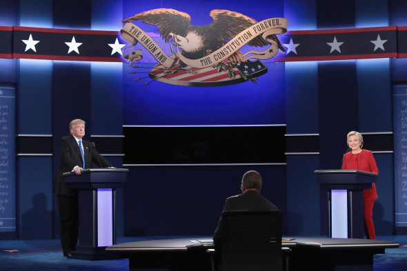 Hillary Clinton And Donald Trump Face Off In First Presidential Debate At Hofstra University
