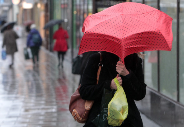 Wind And Rain Hit The UK