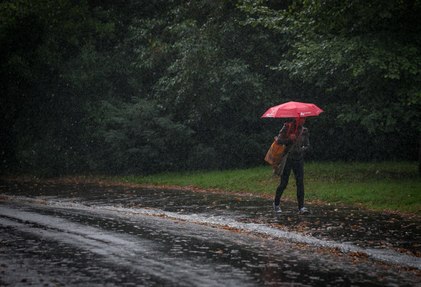 Wind And Rain Hit The UK