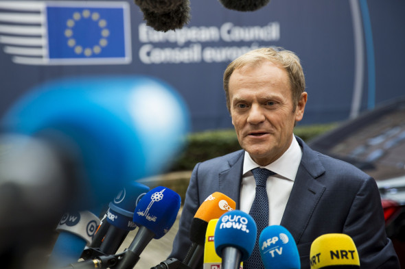 Theressa May Attends Her First EU Council Meeting As British Prime Minister