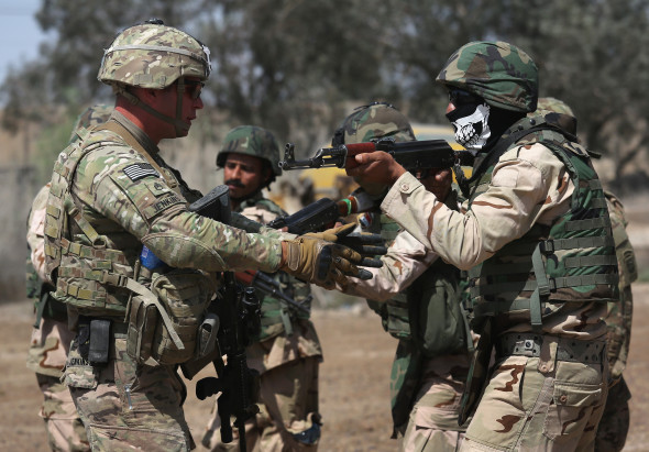 U.S. Military Trains Iraqi Army