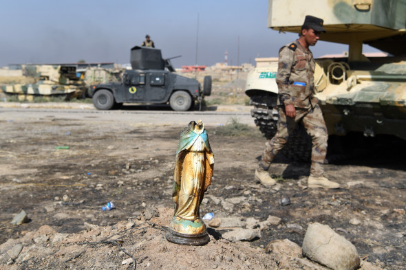 Joint Forces Battle To Retake Iraqi City Of Mosul From ISIS