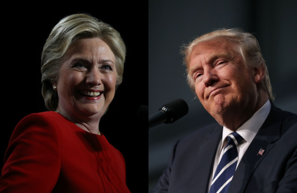 colaj clinton trump