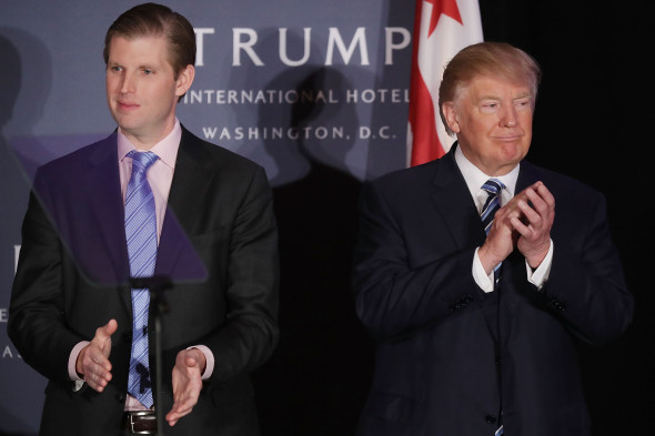 Donald Trump Holds Ribbon Cutting Ceremony For The Trump International Hotel In Washington, D.C.