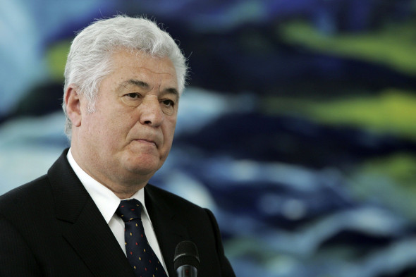 Merkel Meets with Moldovan President Voronin