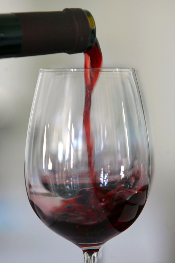 pahar de vin rosu