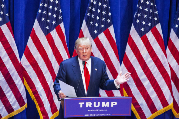 Donald Trump Makes Announcement At Trump Tower