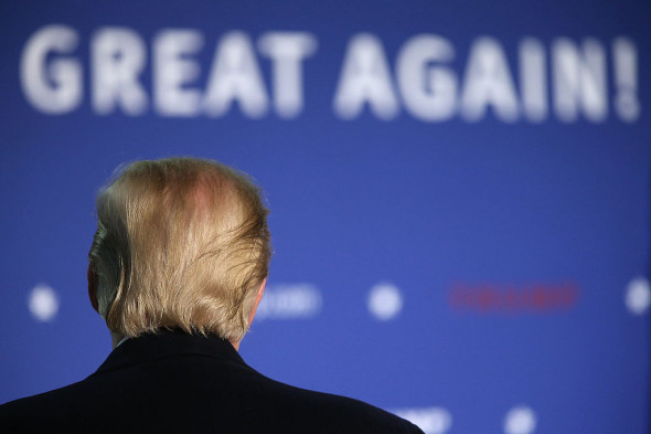 Donald Trump Campaigns Across New Hampshire Ahead Of Primary Day