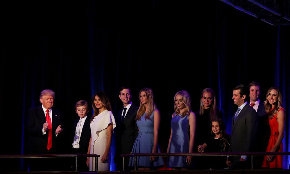 Republican Presidential Nominee Donald Trump Holds Election Night Event In New York City