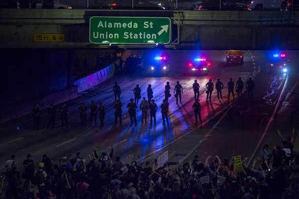 Protests Erupt Around Country Day After Donald Trump Elected President