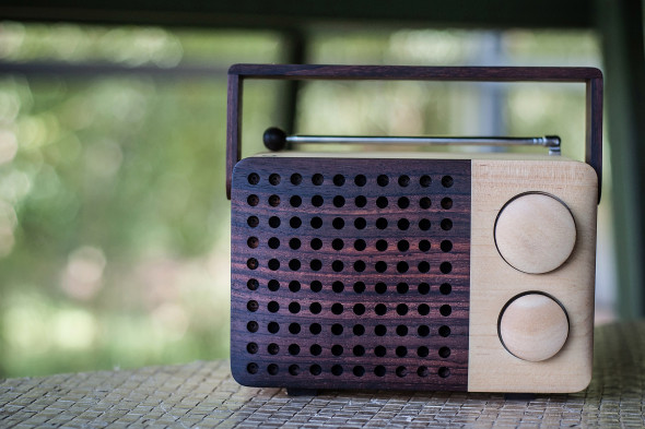Indonesian Carpenters Make Sustainable Ebony Radios