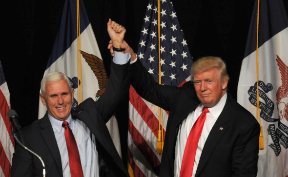 GOP Presidential Candidate Donald Trump Campaigns In Des Moines, Iowa