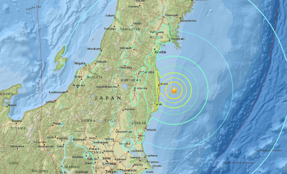 cutremur fukushima 221116 usgs