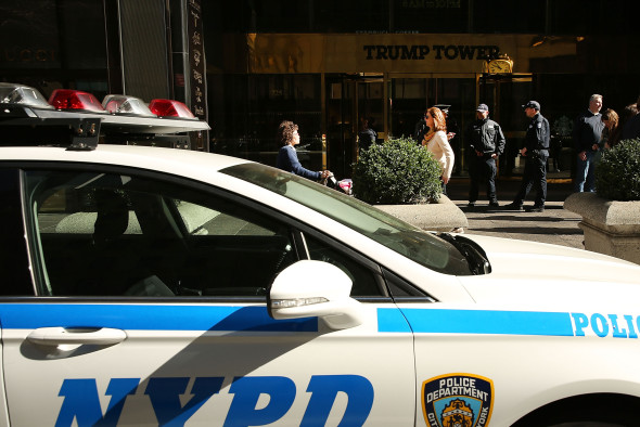 Increase Police Security In Front Of Trump Tower Following Protest In New York