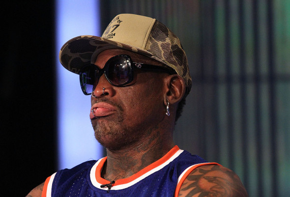 Dennis Rodman Visits The FOX Business Network