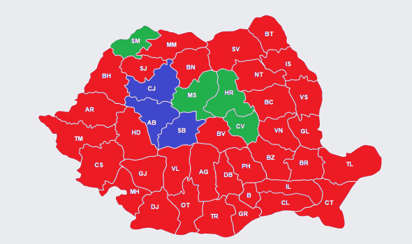 Image result for alegeri parlamentare 2016 harta
