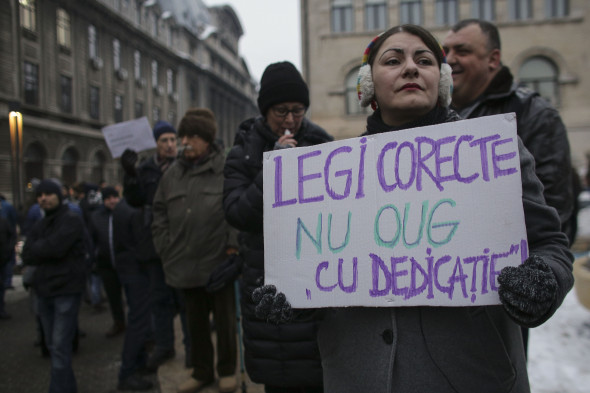 90.000 de oameni au protestat în toată țara duminică față de cele două proiecte. Foto: Inquam/ Octav Ganea
