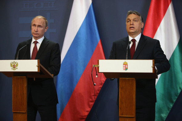 Vladimir Putin Visits Hungary
