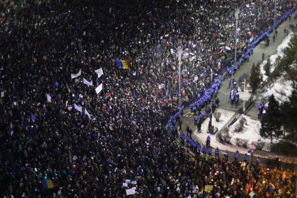 BUCURESTI - PROTEST - ORDONANTE