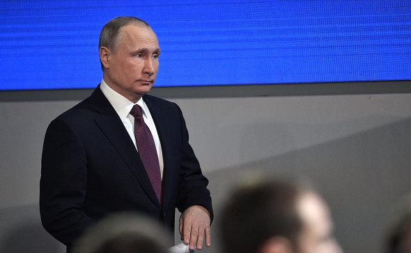 putin un pic trist si visator - kremlin.ru