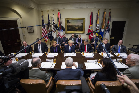 Trump Meets With Senators Over Gorsuch Nomination