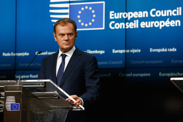 European Leaders Attend The European Council Meeting In Brussels