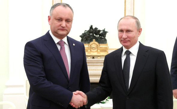 dodon si putin - kremlin.ru