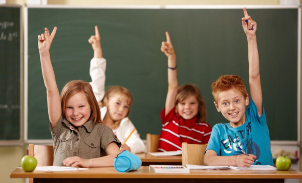 Grundschüler melden sich