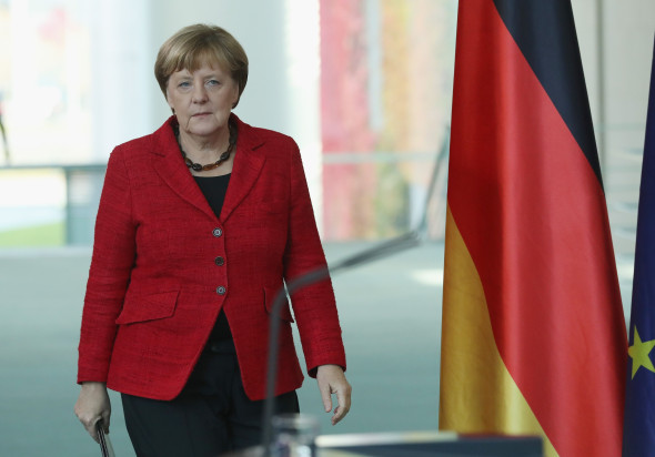 Angela Merkel Gives Statement Following Trump Election Victory