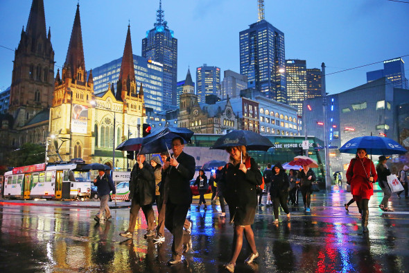 Wild Weather Hits Melbourne