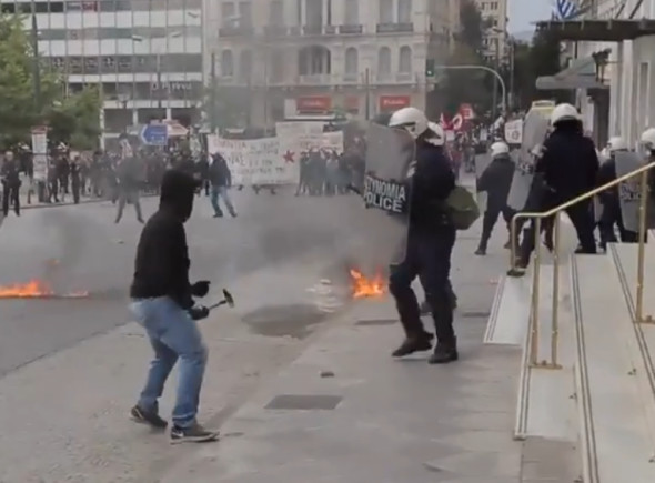 proteste la Atena
