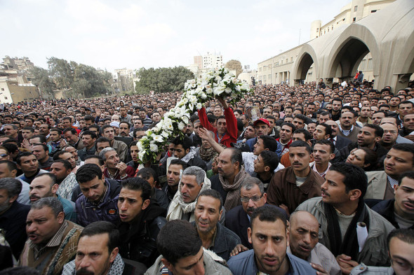 Funeral Held For Coptic Pope Shenouda In Cairo