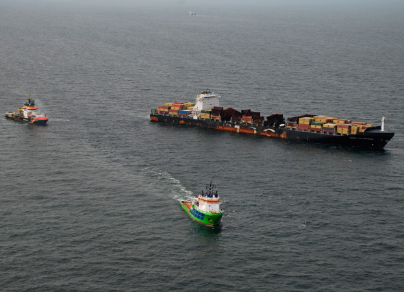 Stricken Flamininia Returns To Port