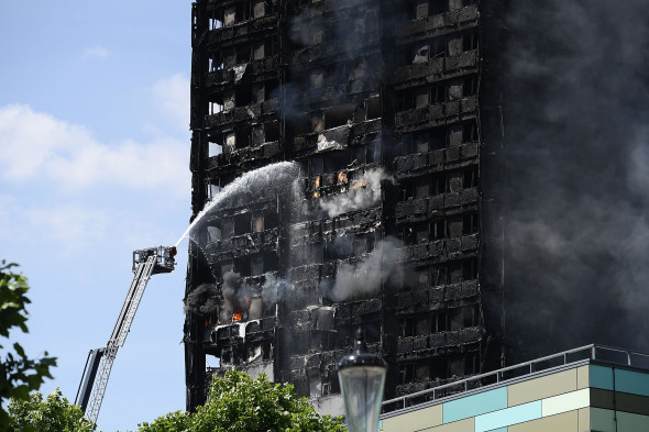 24-Storey Grenfell Tower Block On Fire In West London