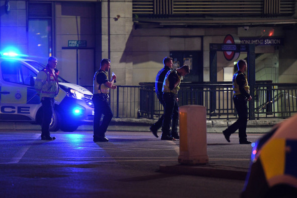 Police Attend Incident At London Bridge