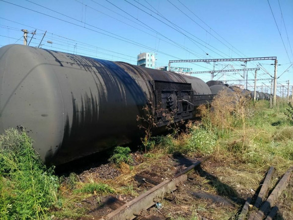 tren marfa deraiat - cfr infrastructura