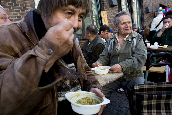 Bahnhofsmission Homeless Kitchen Holds Street Fest Fundraiser