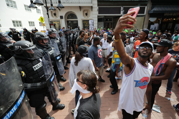 Violent Clashes Erupt at "Unite The Right" Rally In Charlottesville