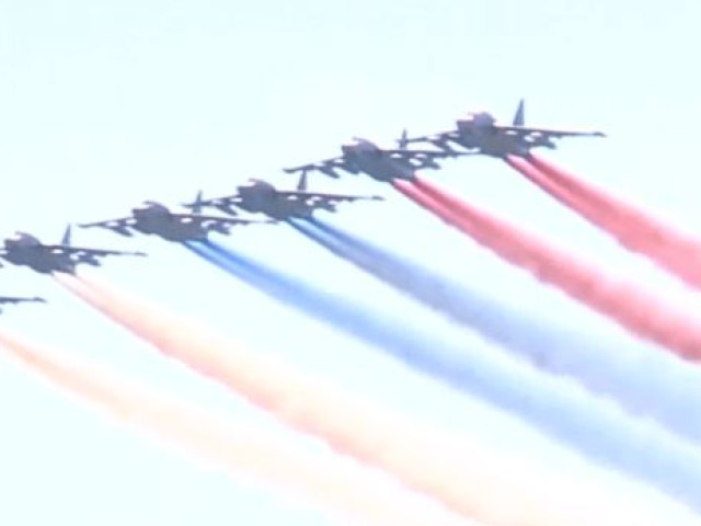 VIDEO. Paradă de ziua forțelor aeriene ale Rusiei
