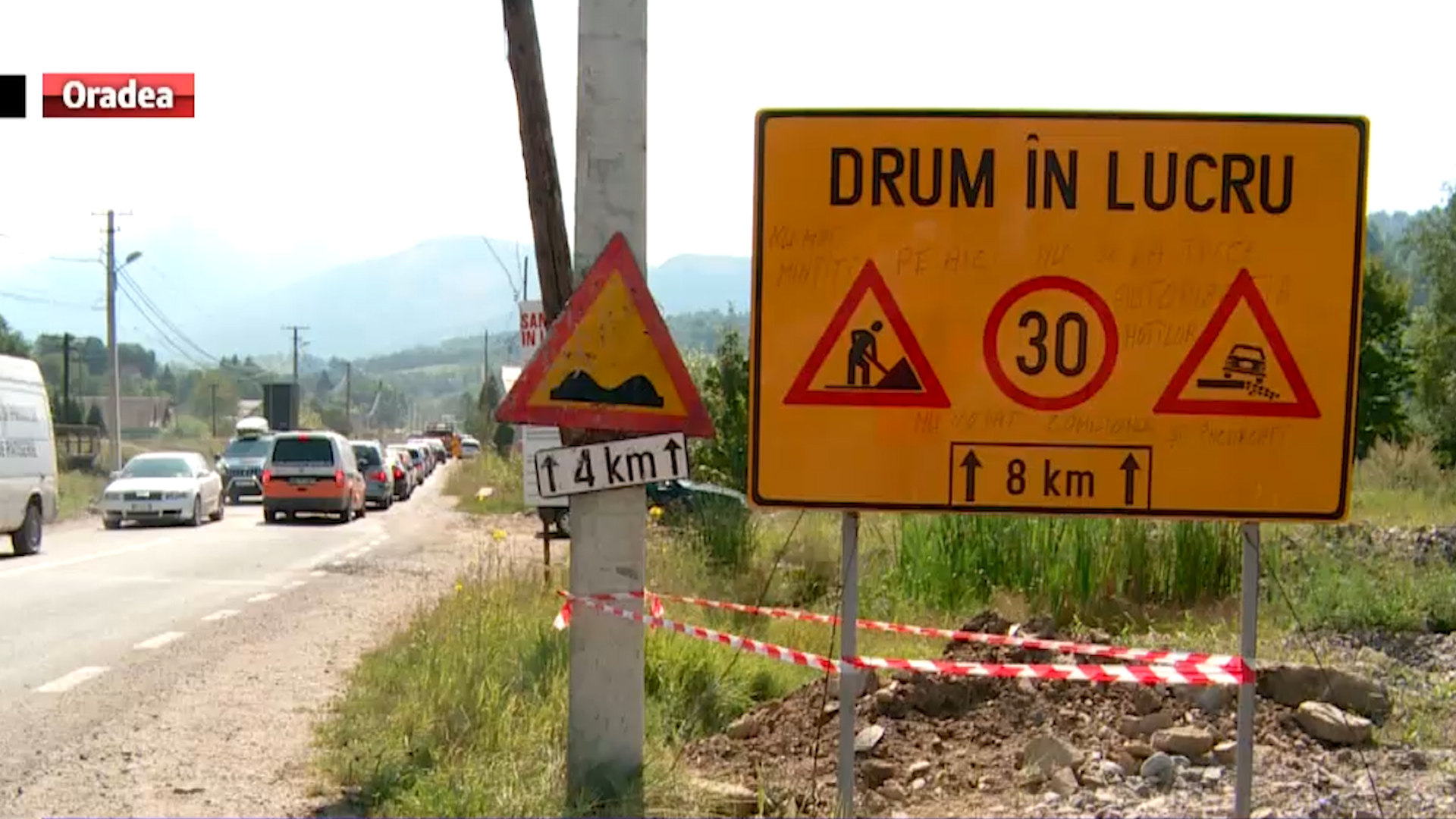 MARAMUREŞ. DN 18 Moiseni - Iacobeni | Şosea in lucru, soferi indignati