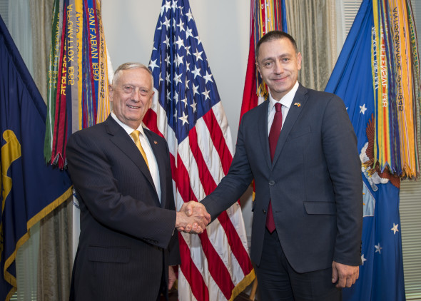 SD hosts Romanian minister of defense