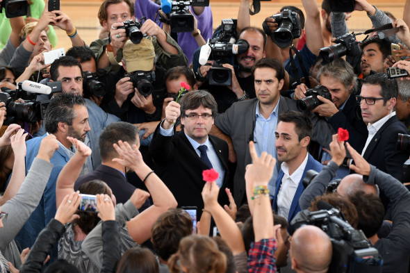 Independence Referendum Takes Place In Catalonia