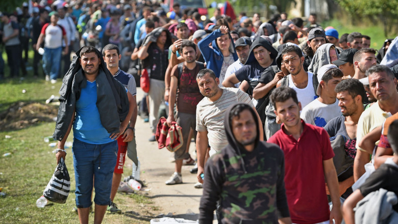 Migrants Arrive In Tovarnik As Croatia Becomes The New Route Into Europe