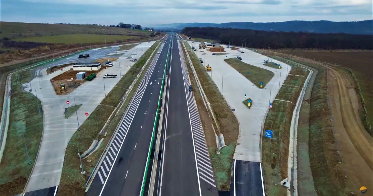 Cum arată primii 13 kilometri de pe Autostrada Sibiu Pitești pe care s