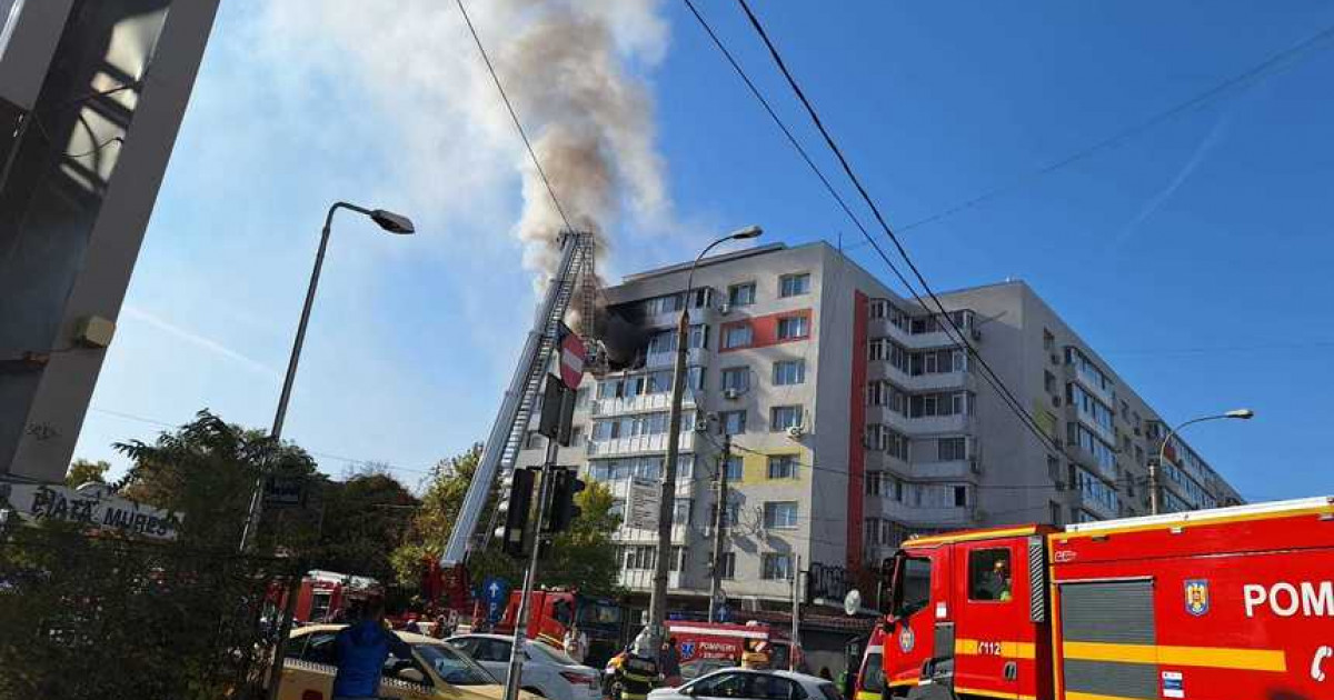 Explozie Urmat De Incendiu Ntr Un Apartament De Pe Calea Grivi Ei