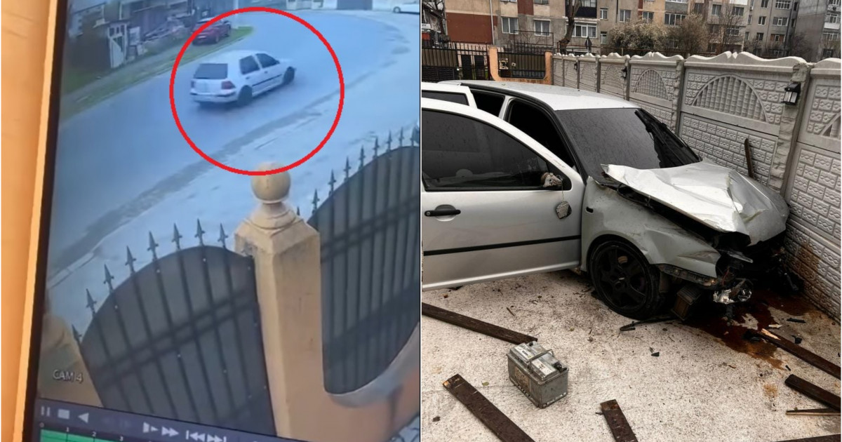 Un polițist din Turnu Măgurele a urcat beat la volan și s a oprit cu